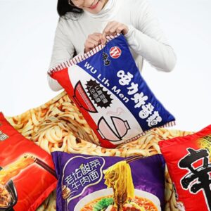 Manta cojín de fideos