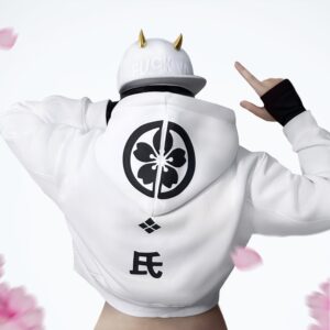 Sudadera crop samurai